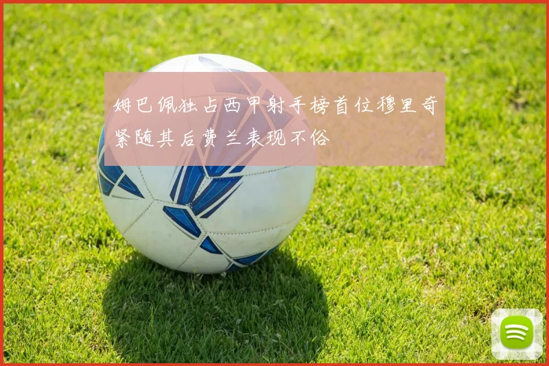 姆巴佩独占西甲射手榜首位穆里奇紧随其后费兰表现不俗